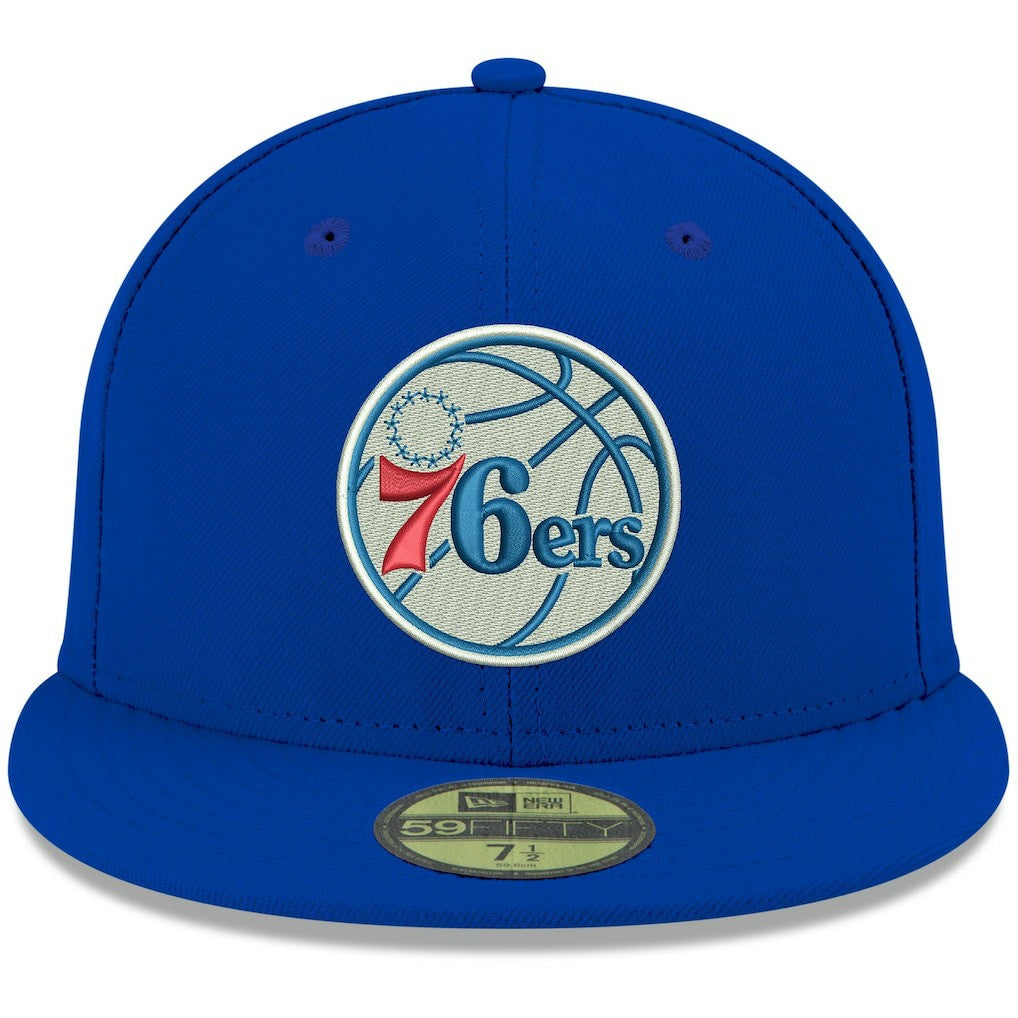 Philadelphia 76ers Team Color 59FIFTY Fitted Hat - Royal shop