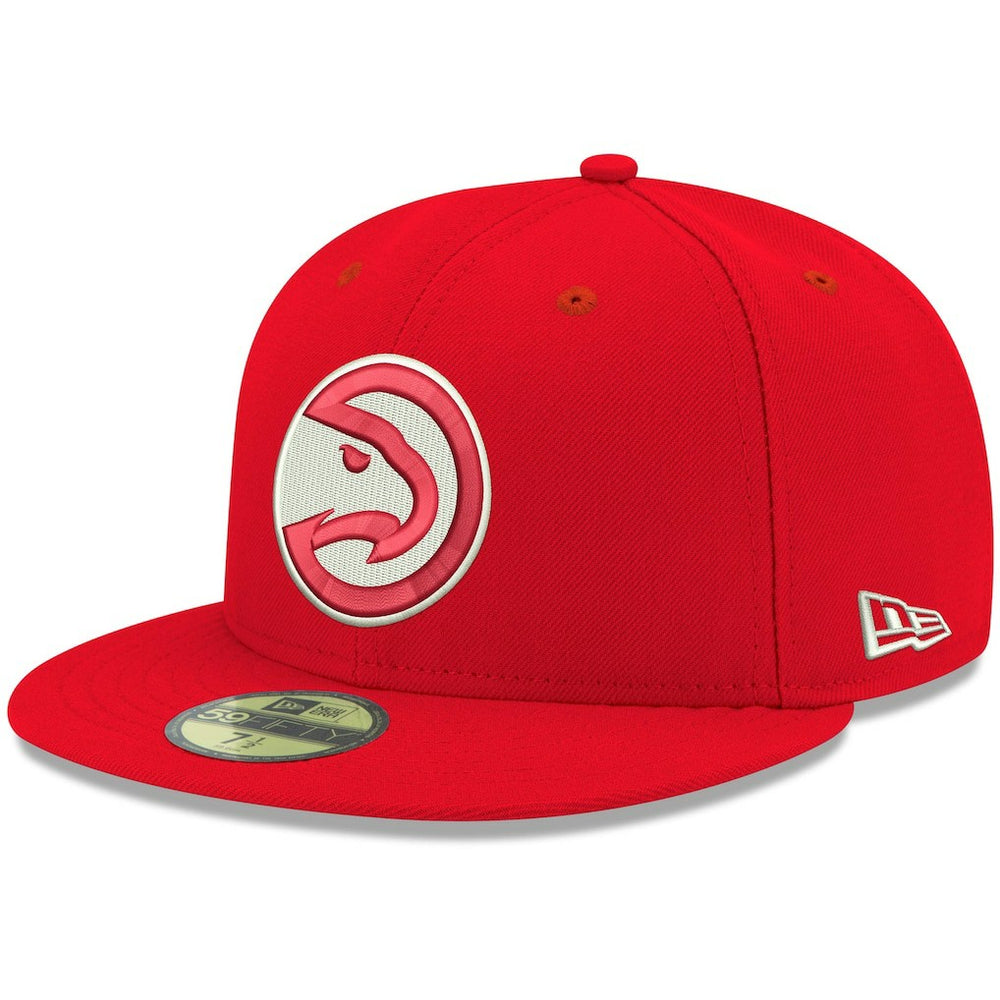 Atlanta Hawks Team Color 59FIFTY Fitted Hat - Red cheap
