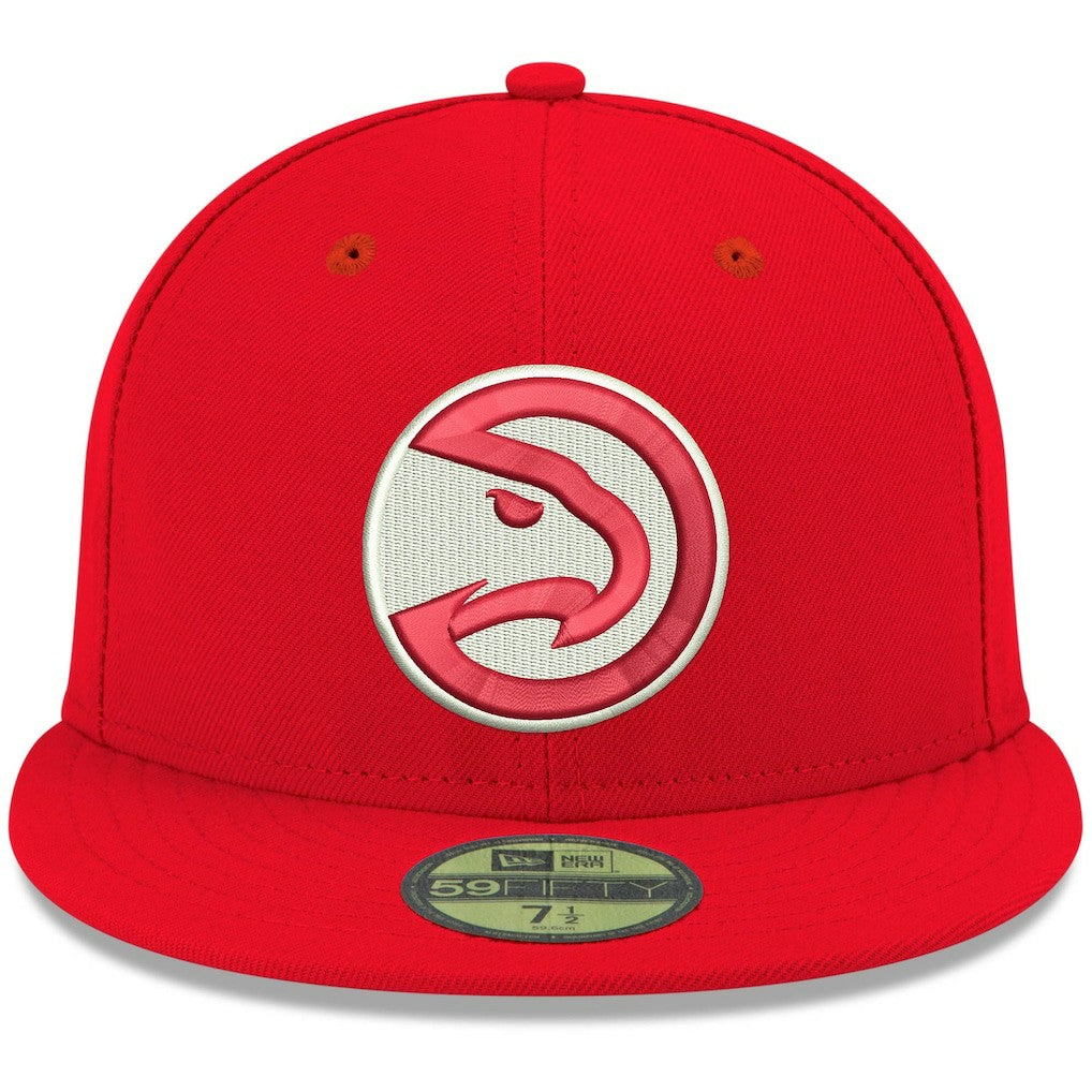 Atlanta Hawks Team Color 59FIFTY Fitted Hat - Red cheap