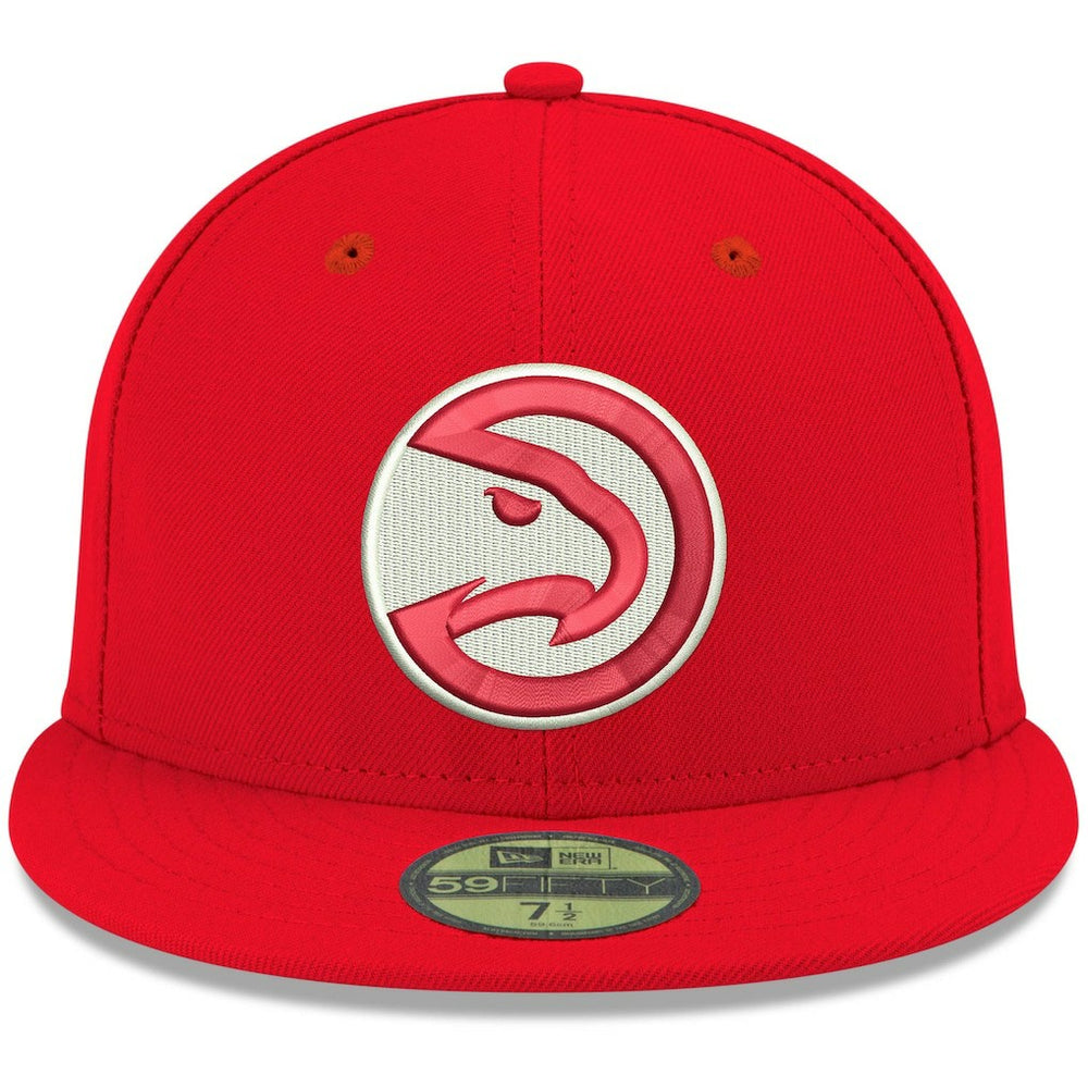 Atlanta Hawks Team Color 59FIFTY Fitted Hat - Red cheap