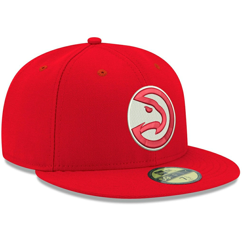 Atlanta Hawks Team Color 59FIFTY Fitted Hat - Red cheap