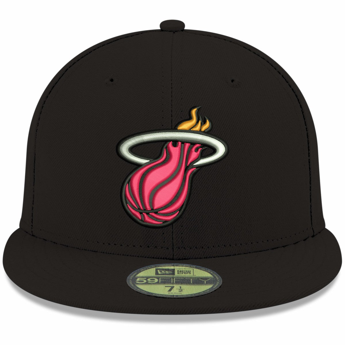 Miami Heat Team Color 59FIFTY Fitted Hat - Black shop