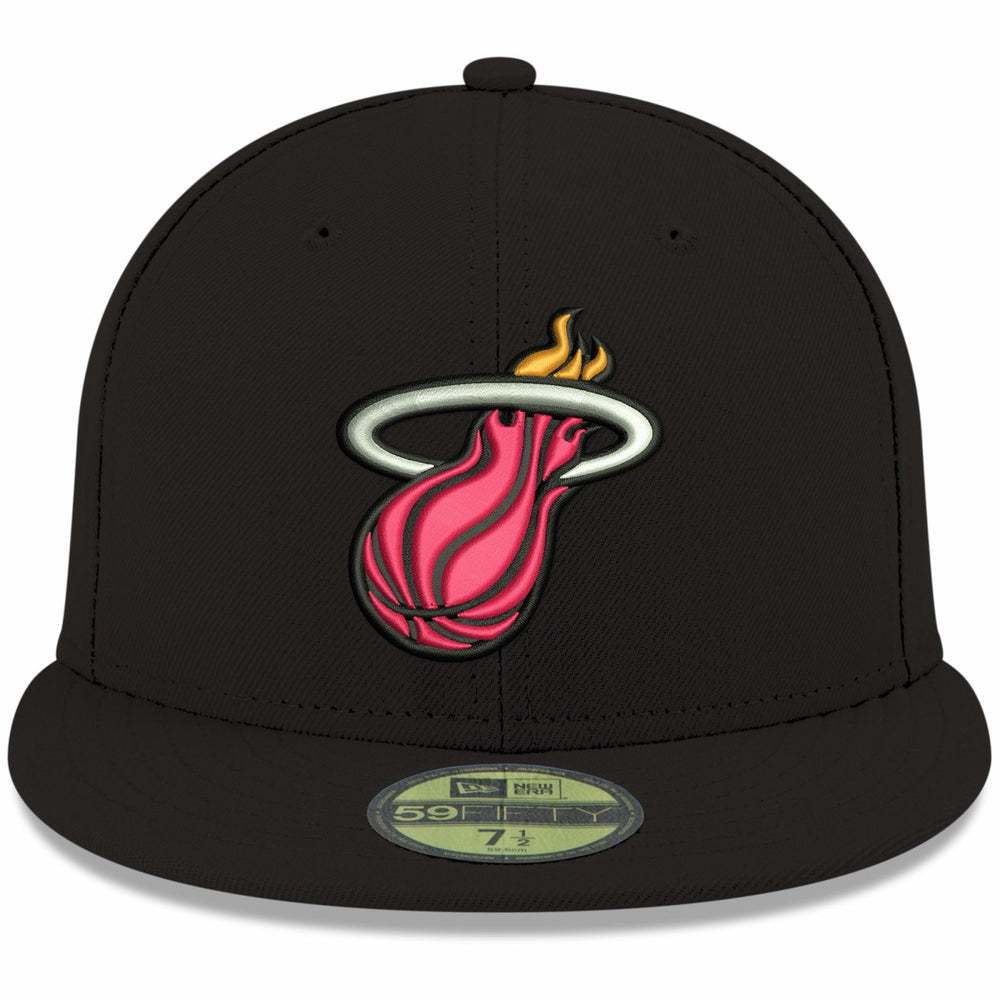 Miami Heat Team Color 59FIFTY Fitted Hat - Black shop