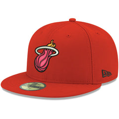 Miami Heat Team Color 59FIFTY Fitted Hat - Red outlet