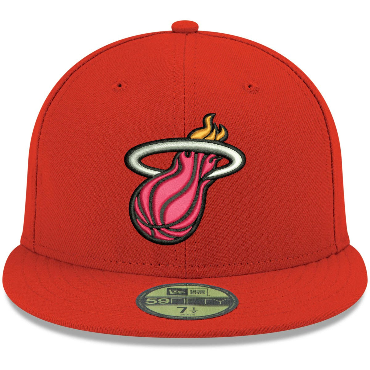 Miami Heat Team Color 59FIFTY Fitted Hat - Red outlet