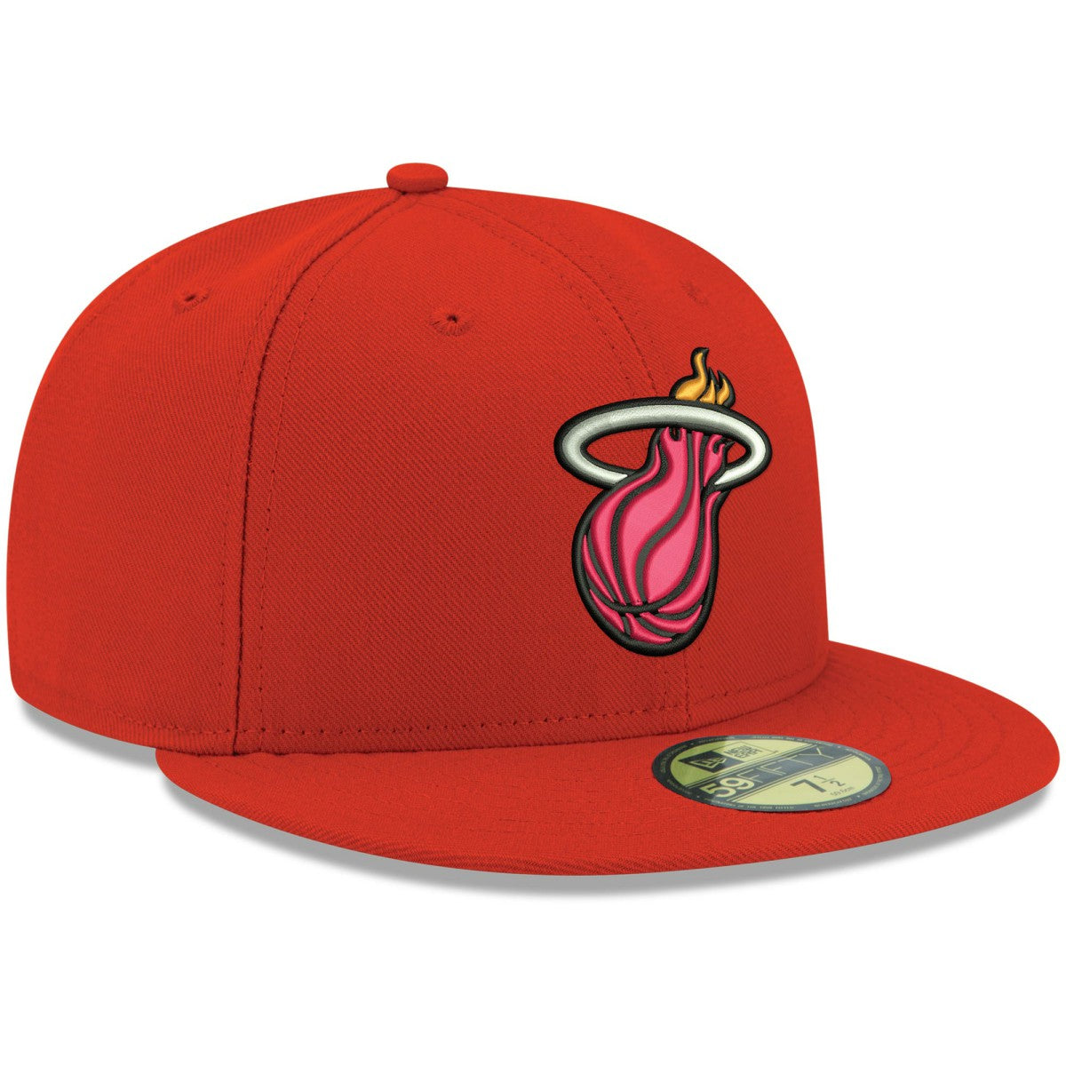 Miami Heat Team Color 59FIFTY Fitted Hat - Red outlet
