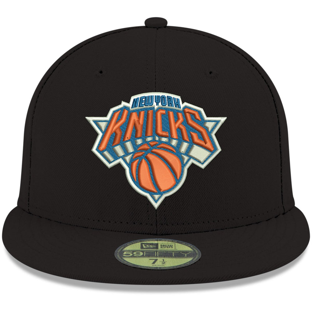 New York Knicks Team Color 59FIFTY Fitted Hat - Black for sale