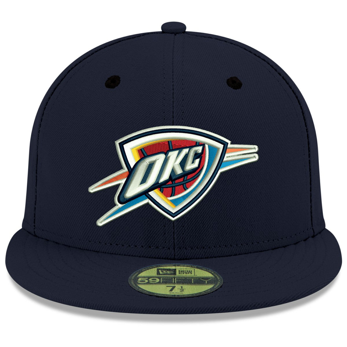 Oklahoma City Thunder Team Color 59FIFTY Fitted Hat - Navy on sale