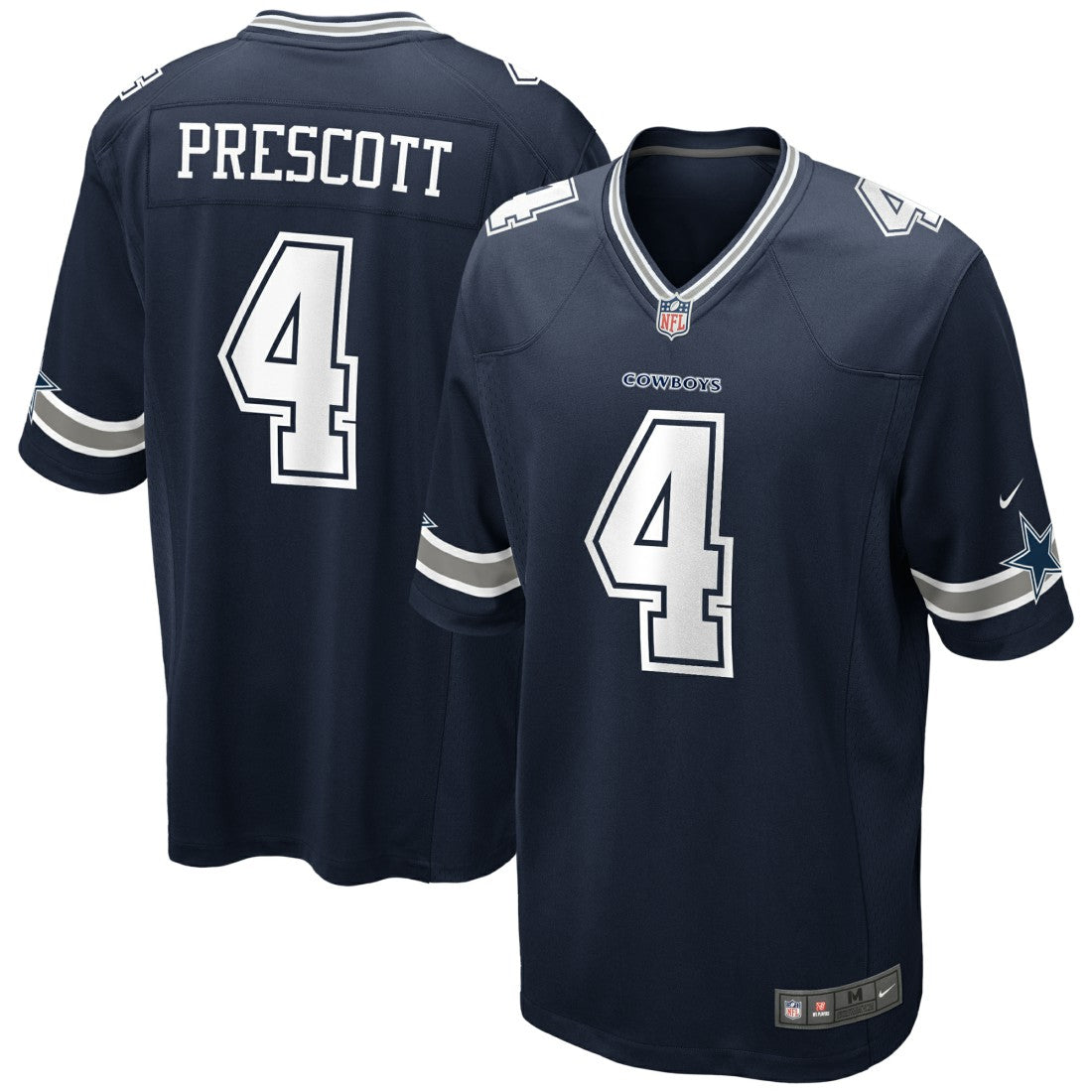 Dak Prescott Dallas Cowboys Youth Game Jersey - Navy on sale