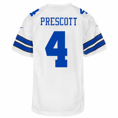 Dak Prescott Dallas Cowboys Youth Game Jersey - White outlet