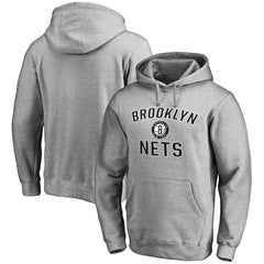 Brooklyn Nets Victory Arch Pullover Hoodie - Ash online