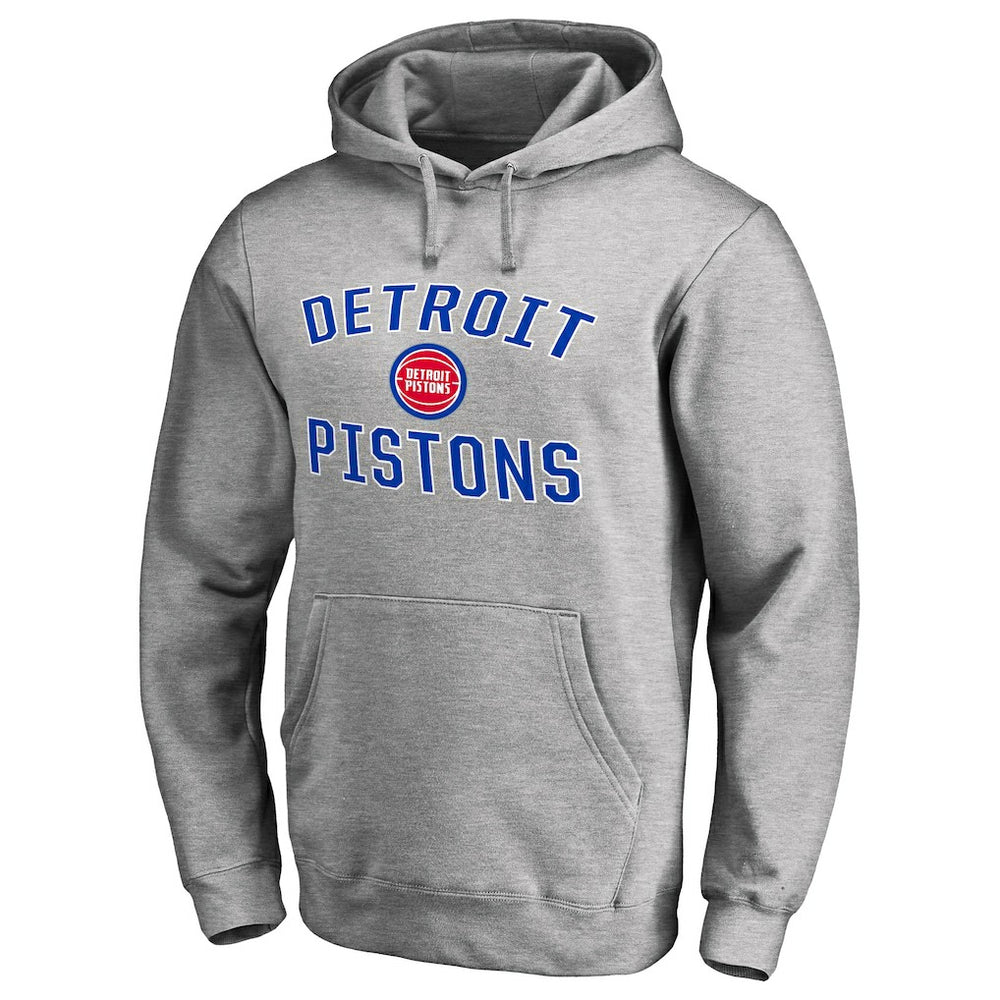 Detroit Pistons Victory Arch Pullover Hoodie sale - Ash on sale