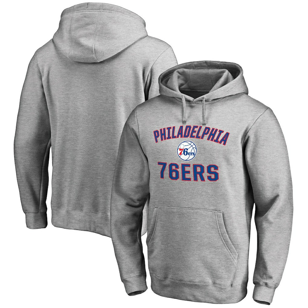 Philadelphia 76ers Victory Arch Pullover Hoodie - Ash shop