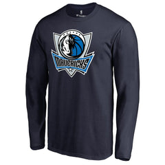Dallas Mavericks Primary Logo Long Sleeve T-Shirt sale - Navy shop