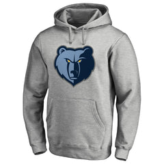 Memphis Grizzlies Primary Logo II Pullover Hoodie - Heathered Gray discount