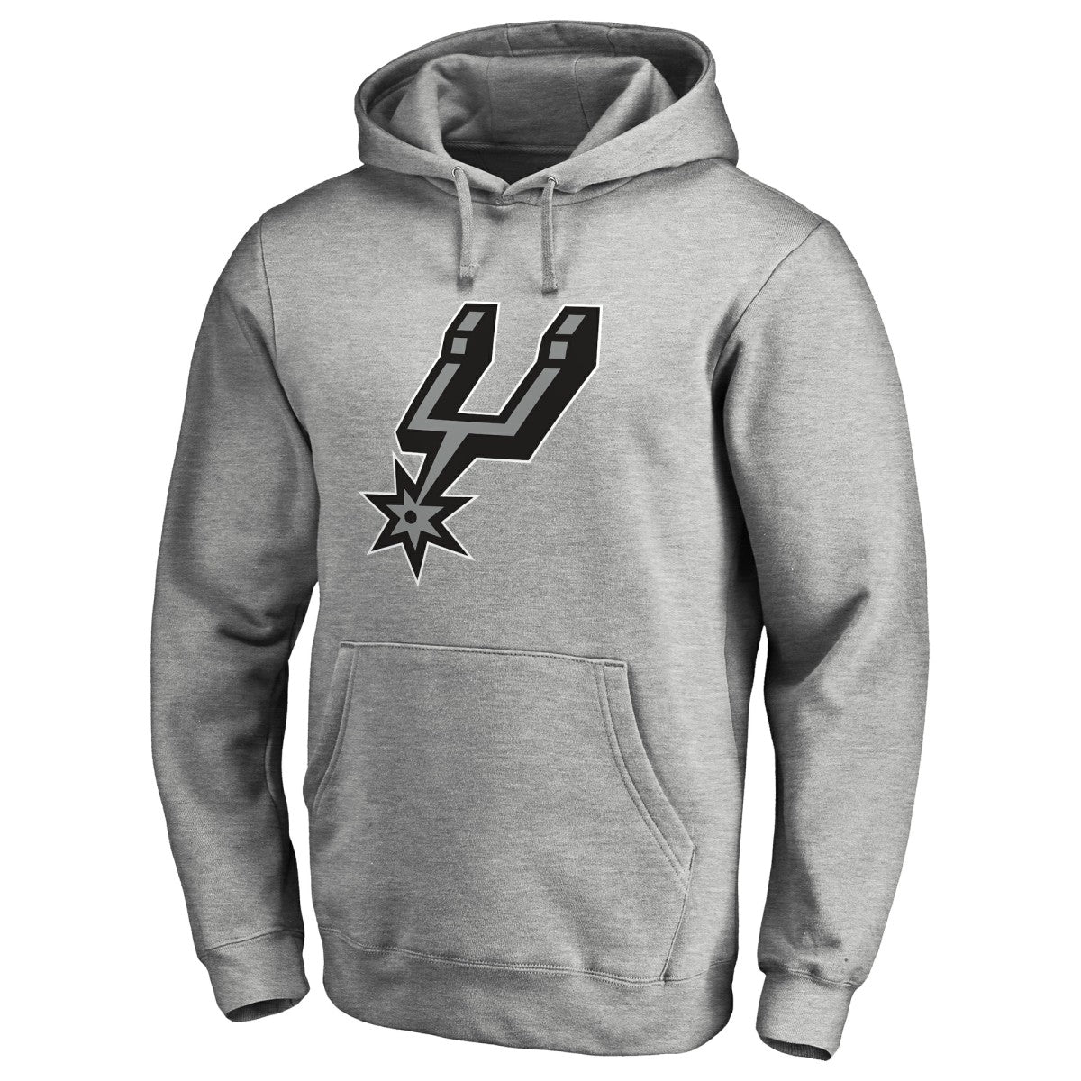 San Antonio Spurs Primary Logo Pullover Hoodie - Heather Gray cheap