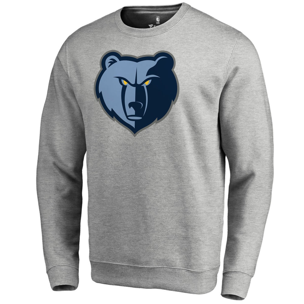 Memphis Grizzlies Primary Logo Sweatshirt - Heathered Gray discount