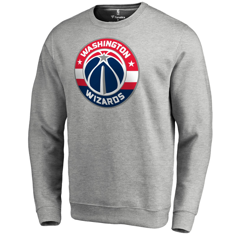 Washington Wizards Primary Logo Sweatshirt - Heathered Gray discount