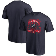 Atlanta Braves Police Badge T-Shirt Navy