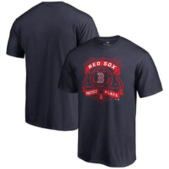 Boston Red Sox Police Badge T-Shirt Navy