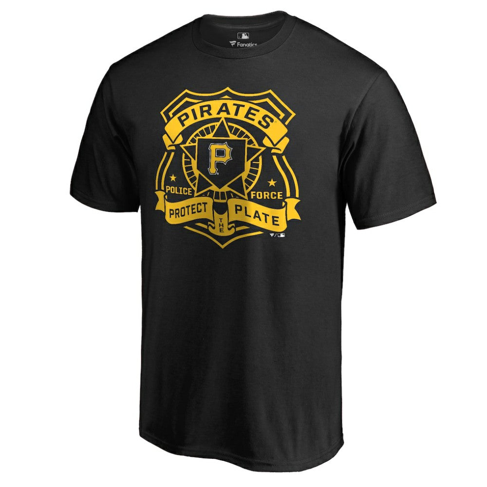 Pittsburgh Pirates Police Badge T-Shirt Black