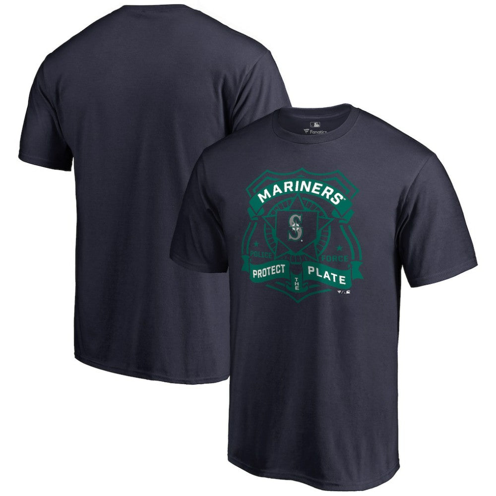 Seattle Mariners Police Badge T-Shirt Navy