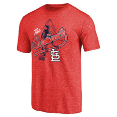 St. Louis Cardinals Perch Hometown Tri-Blend T-Shirt Red
