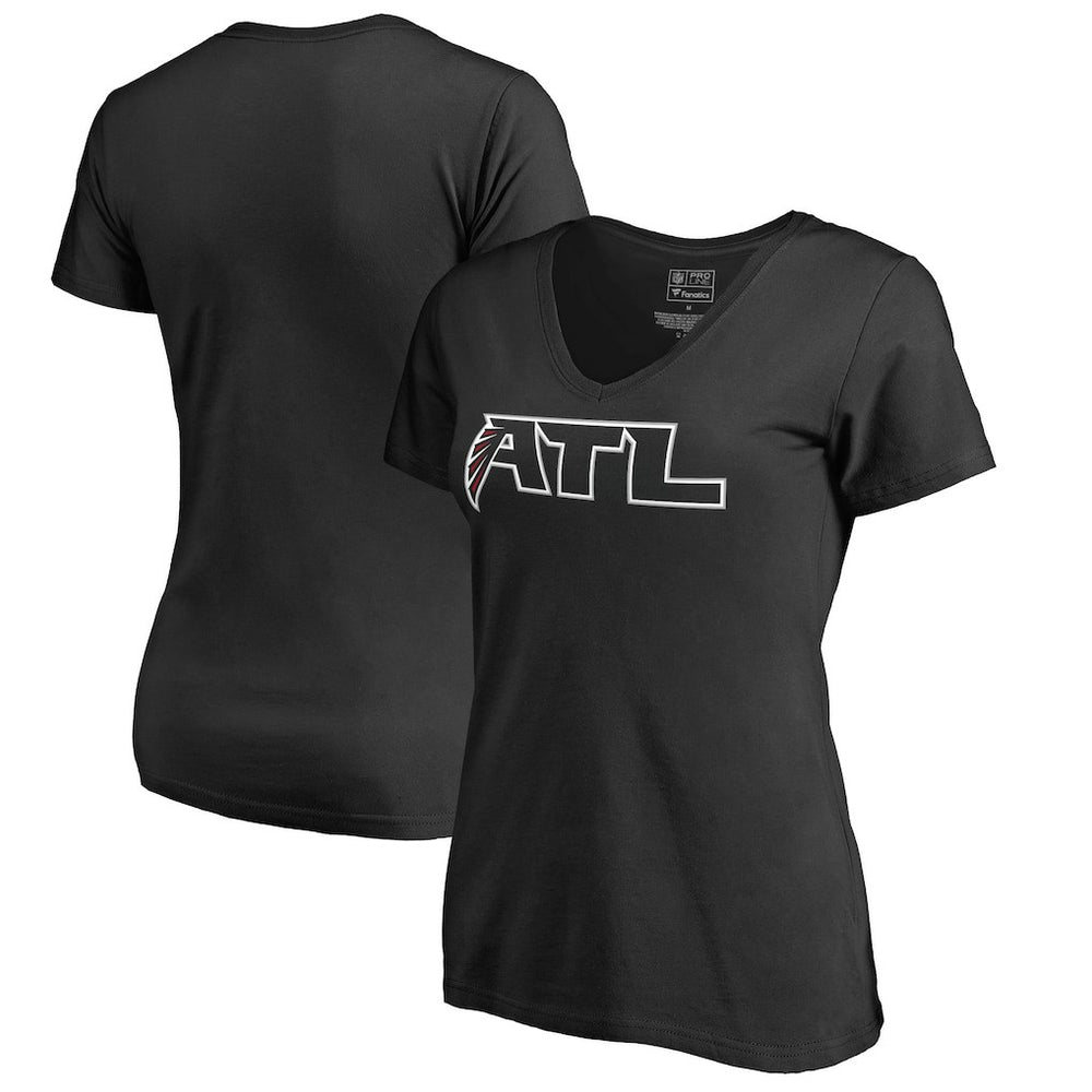 Atlanta Falcons Women's Alternate Logo T-Shirt - Black outlet