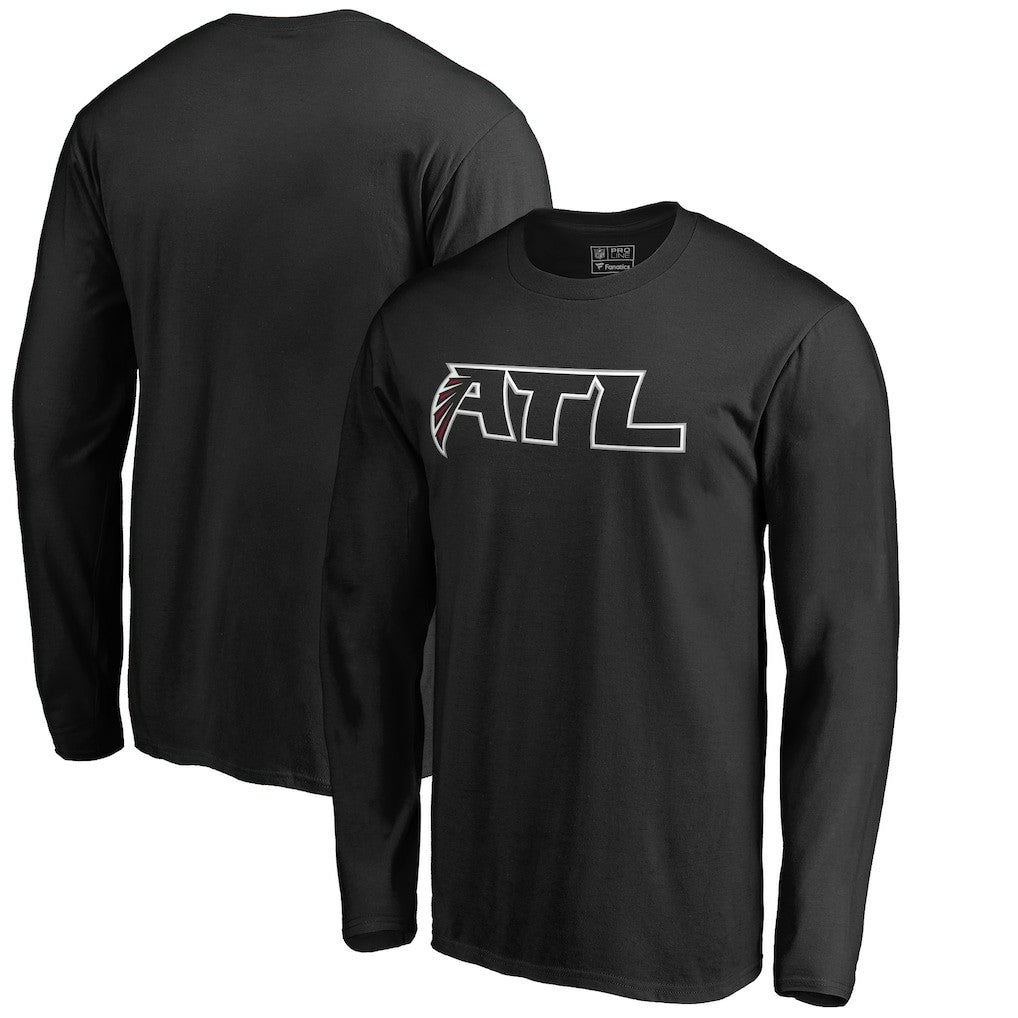Atlanta Falcons Alternate Logo Long Sleeve T-Shirt - Black on sale