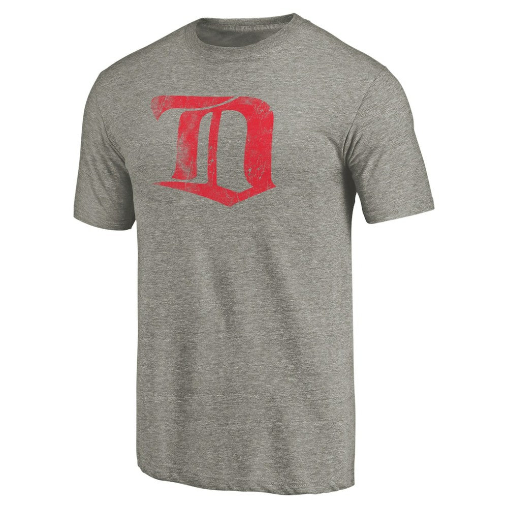 Detroit Red Wings Throwback Logo 1926-1927 Tri-Blend T-Shirt - Ash T-shirts