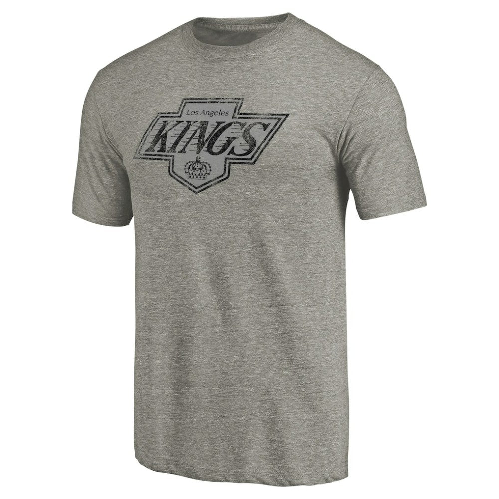 Los Angeles Kings Throwback Logo 1988-1989 Tri-Blend T-Shirt - Ash T-shirts