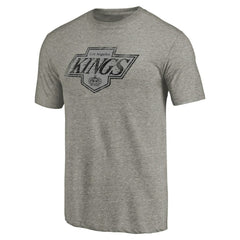 Los Angeles Kings Throwback Logo 1988-1989 Tri-Blend T-Shirt - Ash T-shirts