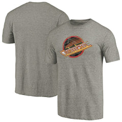 Vancouver Canucks Throwback Logo 1985-1986 Tri-Blend T-Shirt - Ash T-shirts