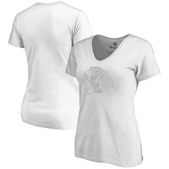 Chicago Blackhawks Women's Whiteout V-Neck T-Shirt - White T-shirts