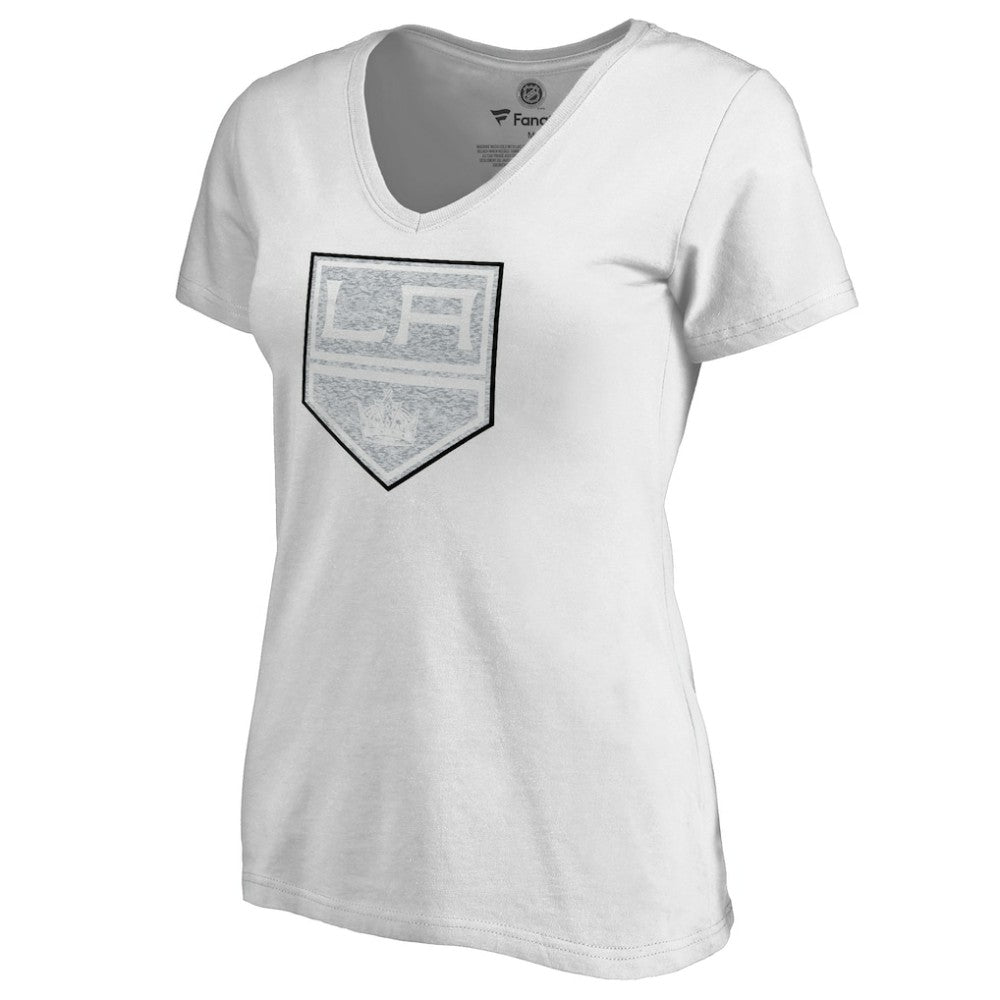 Los Angeles Kings Women's Whiteout V-Neck T-Shirt - White T-shirts