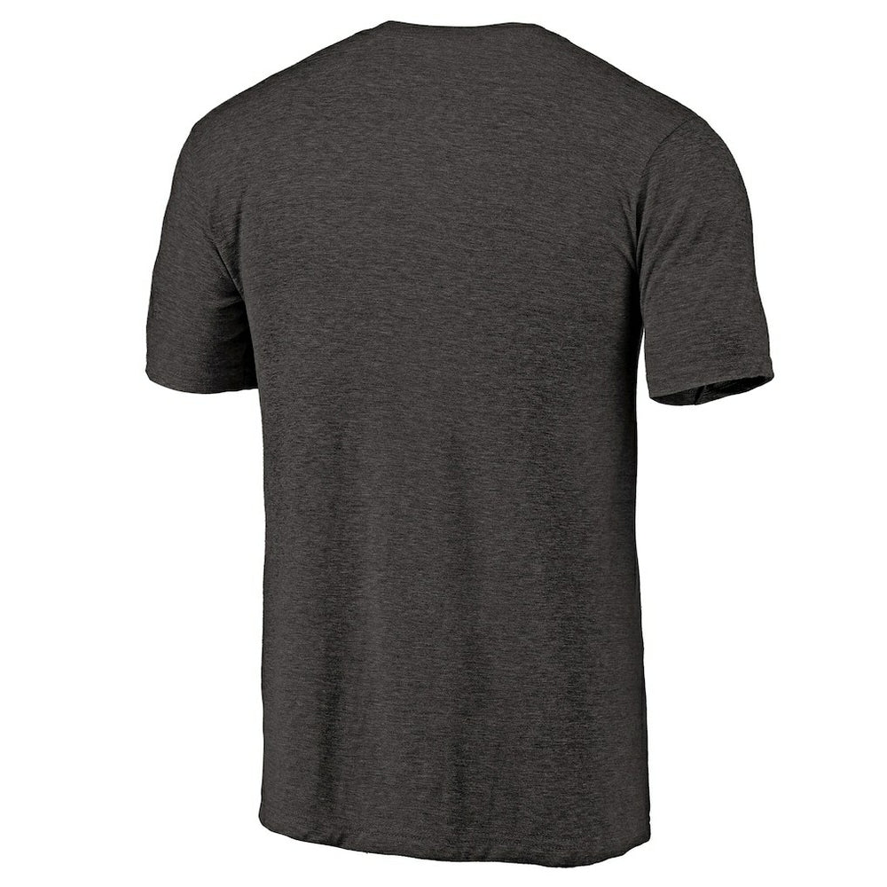 Brooklyn Nets Distressed Team Logo Tri-Blend T-Shirt - Heather Black discount
