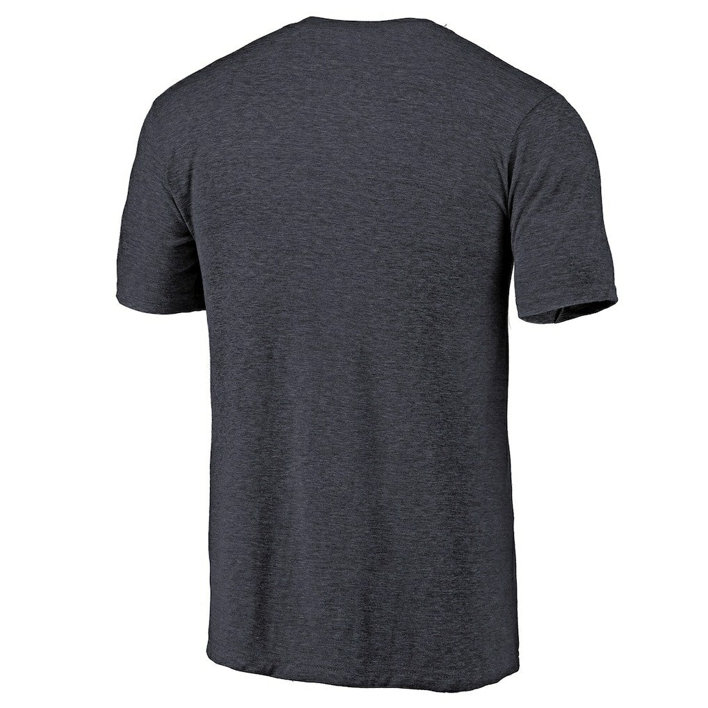 Indiana Pacers Distressed Team Logo Tri-Blend T-Shirt - Heather Navy on sale