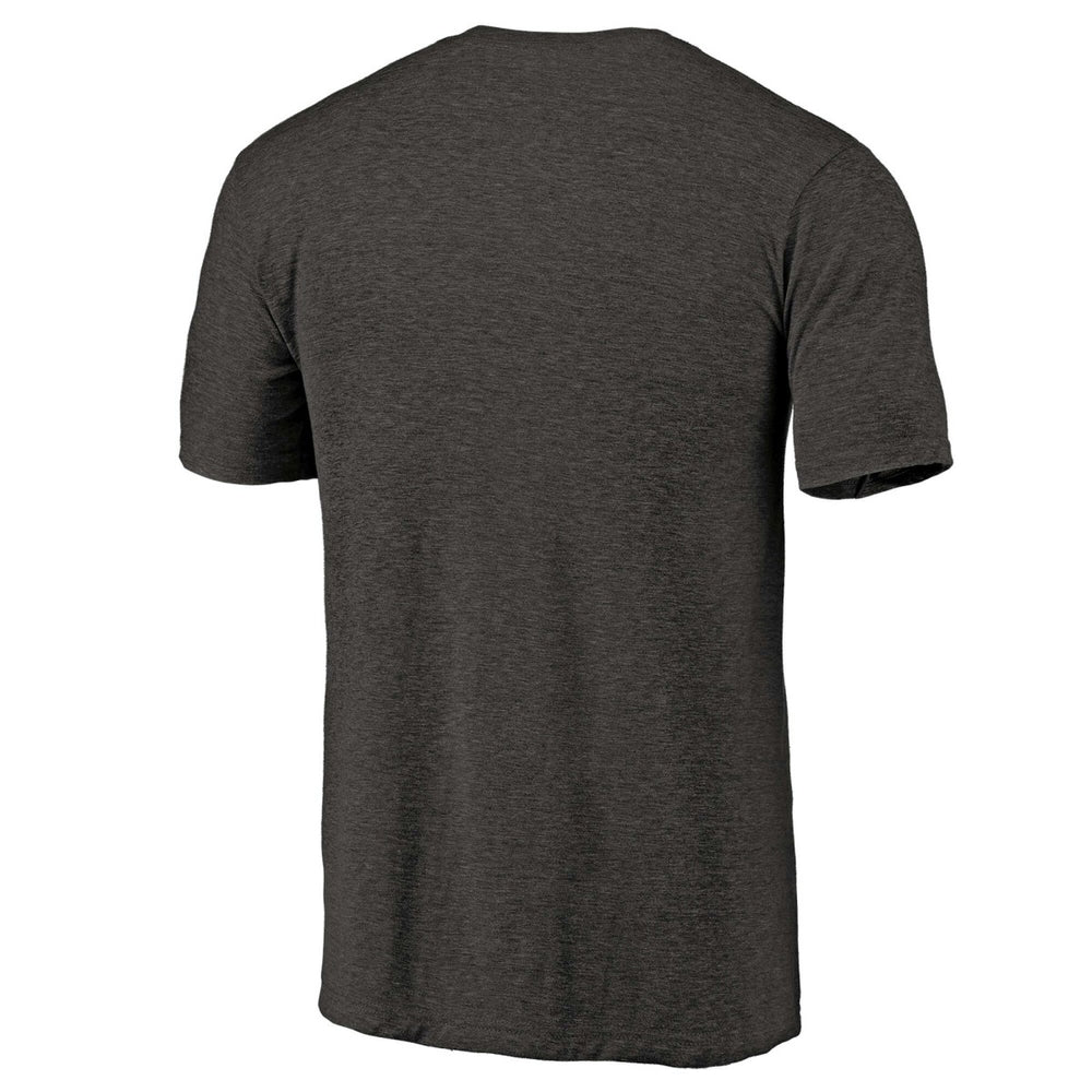 Portland Trail Blazers Distressed Team Logo Tri-Blend T-Shirt - Heather Black sale
