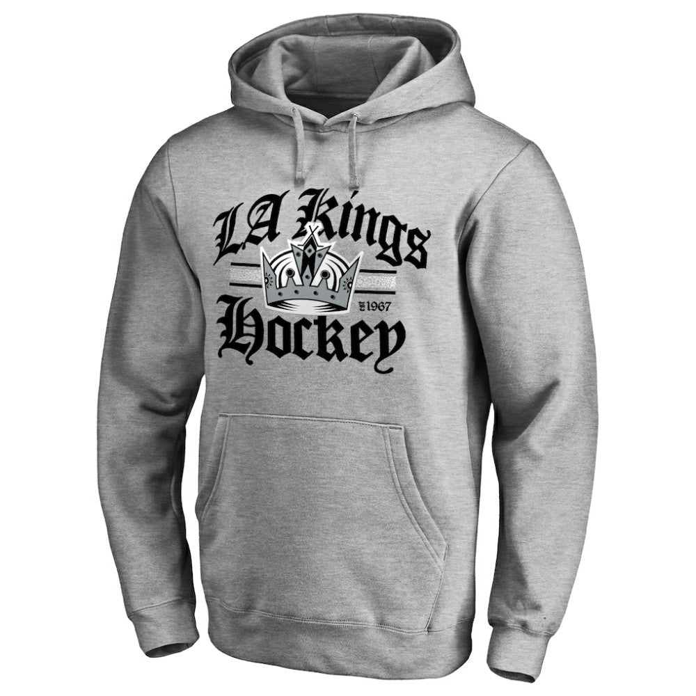 Los Angeles Kings Hometown Collection The Crown Pullover Hoodie - Ash Hoodies