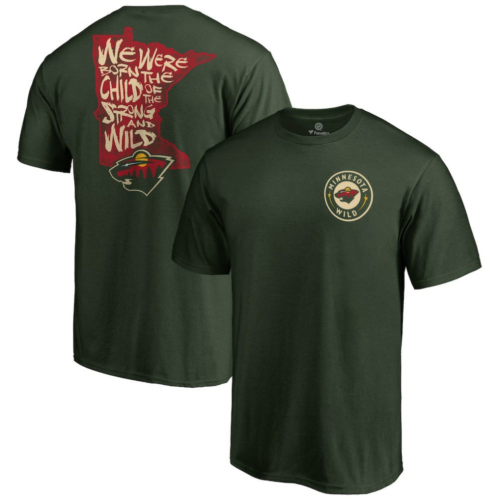 Minnesota Wild Hometown Collection State Chant T-Shirt - Green T-shirts