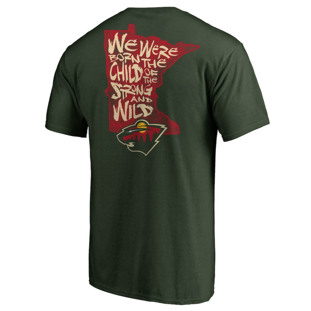 Minnesota Wild Hometown Collection State Chant T-Shirt - Green T-shirts