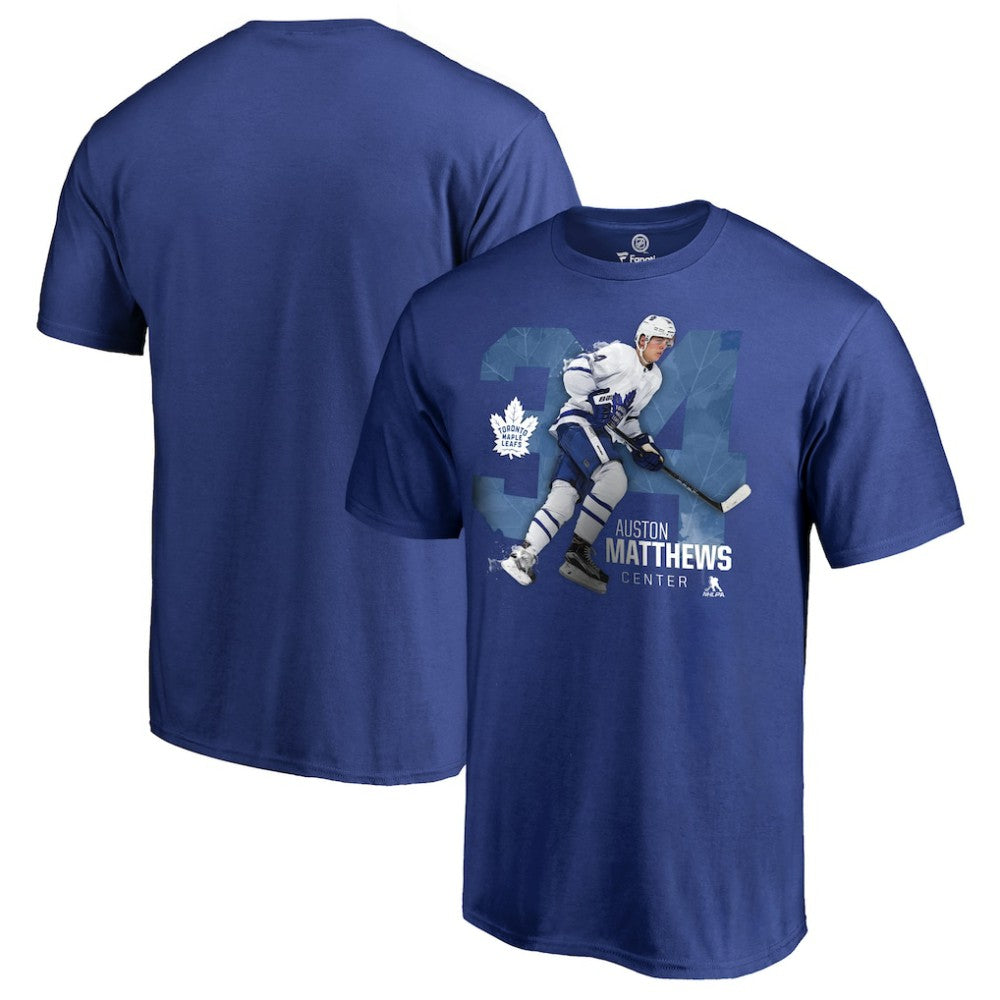 Auston Matthews Toronto Maple Leafs Core Player T-Shirt - Royal T-shirts