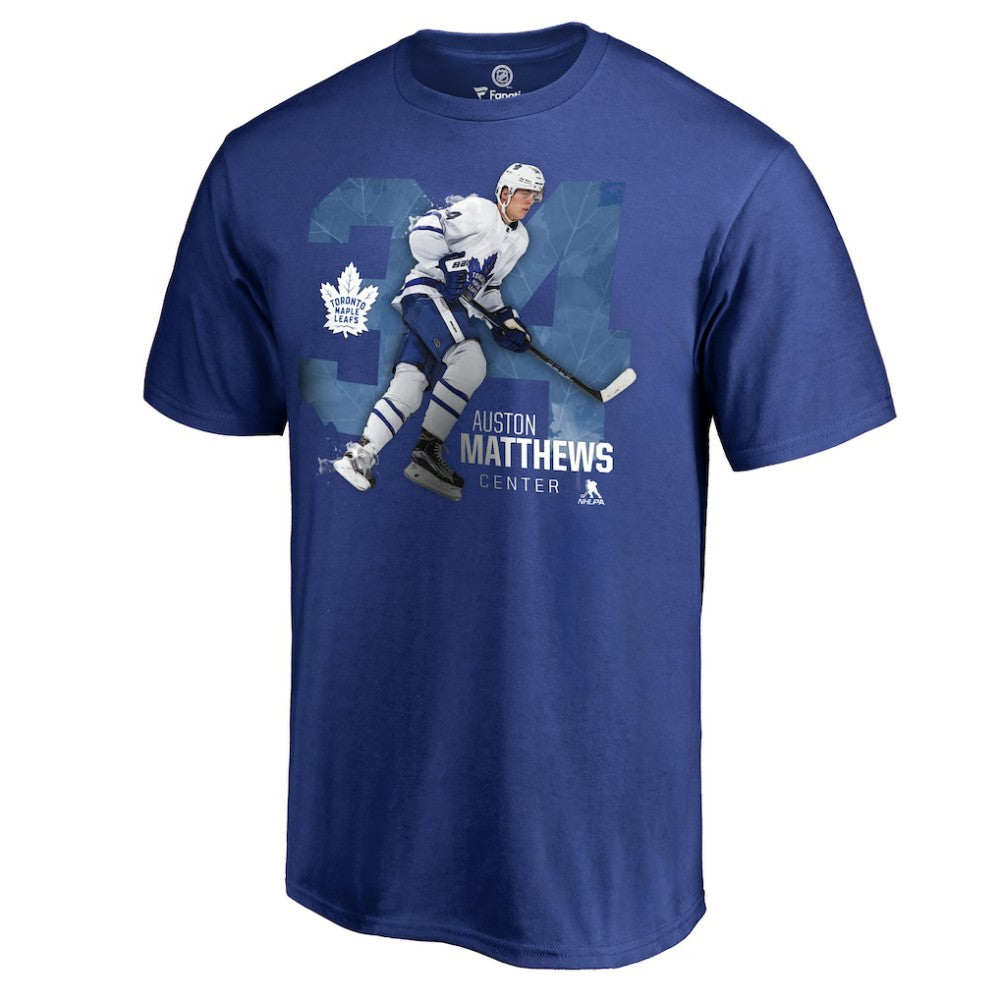 Auston Matthews Toronto Maple Leafs Core Player T-Shirt - Royal T-shirts