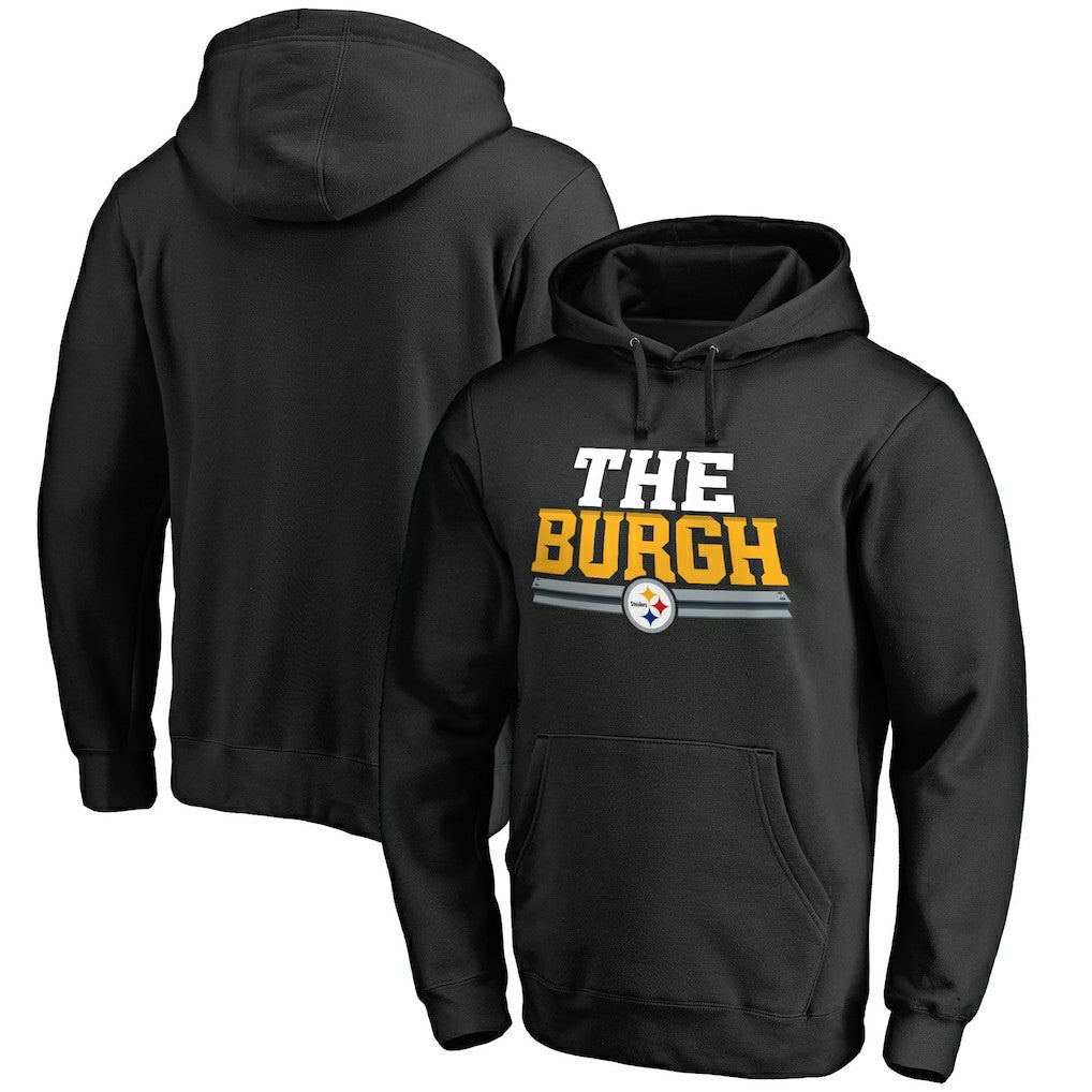 Pittsburgh Steelers Hometown Collection The Burgh Pullover Hoodie - Black cheap