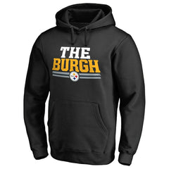 Pittsburgh Steelers Hometown Collection The Burgh Pullover Hoodie - Black cheap