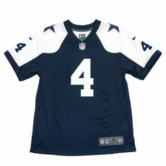 Dak Prescott Dallas Cowboys Youth Throwback Game Jersey - Navy sale