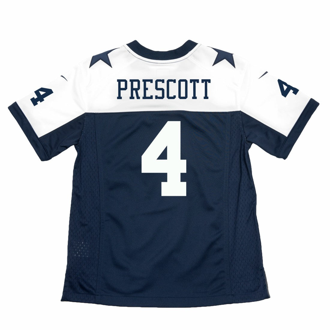 Dak Prescott Dallas Cowboys Youth Throwback Game Jersey - Navy sale