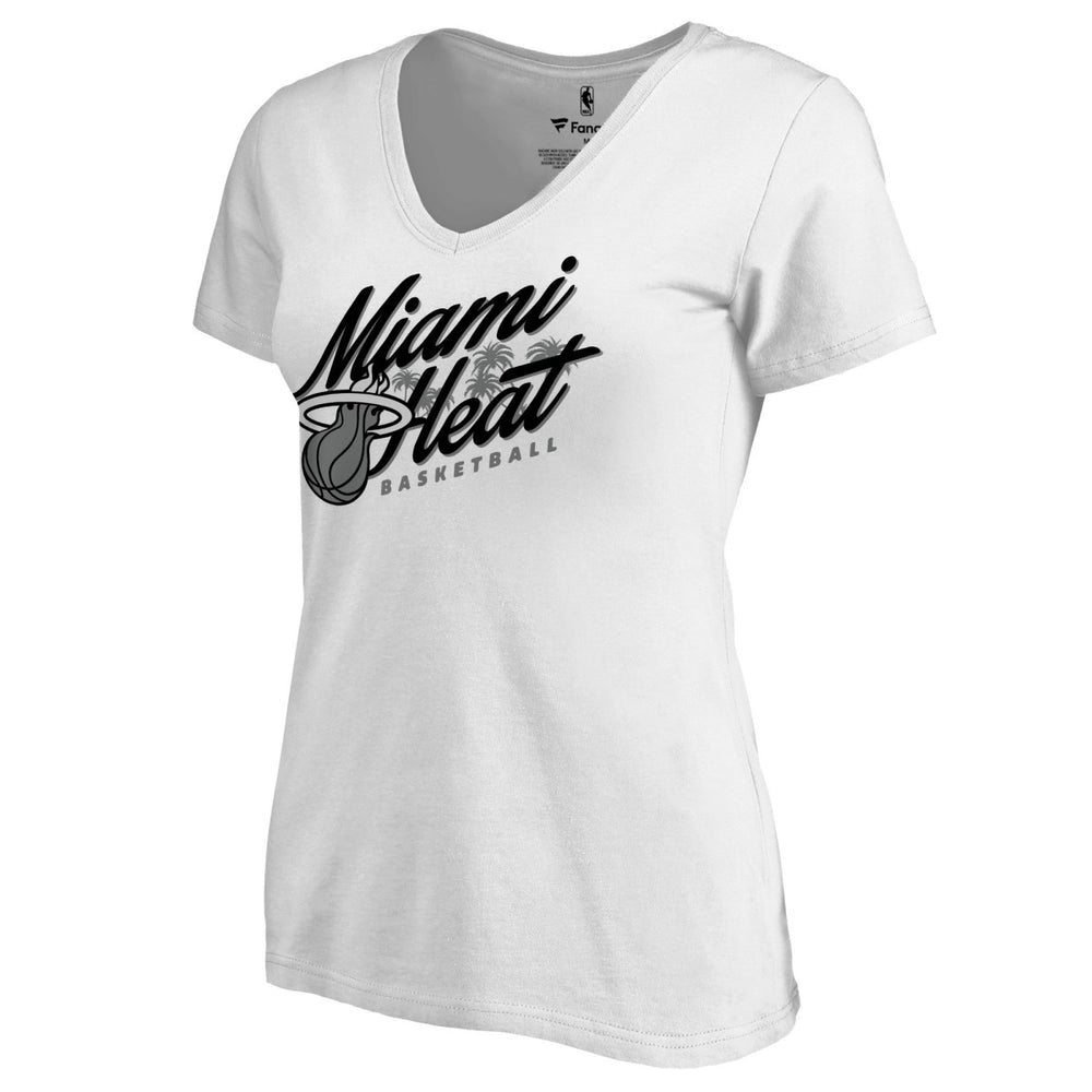 Miami Heat Women's Hometown Collection Miami Beach T-Shirt - White for sale