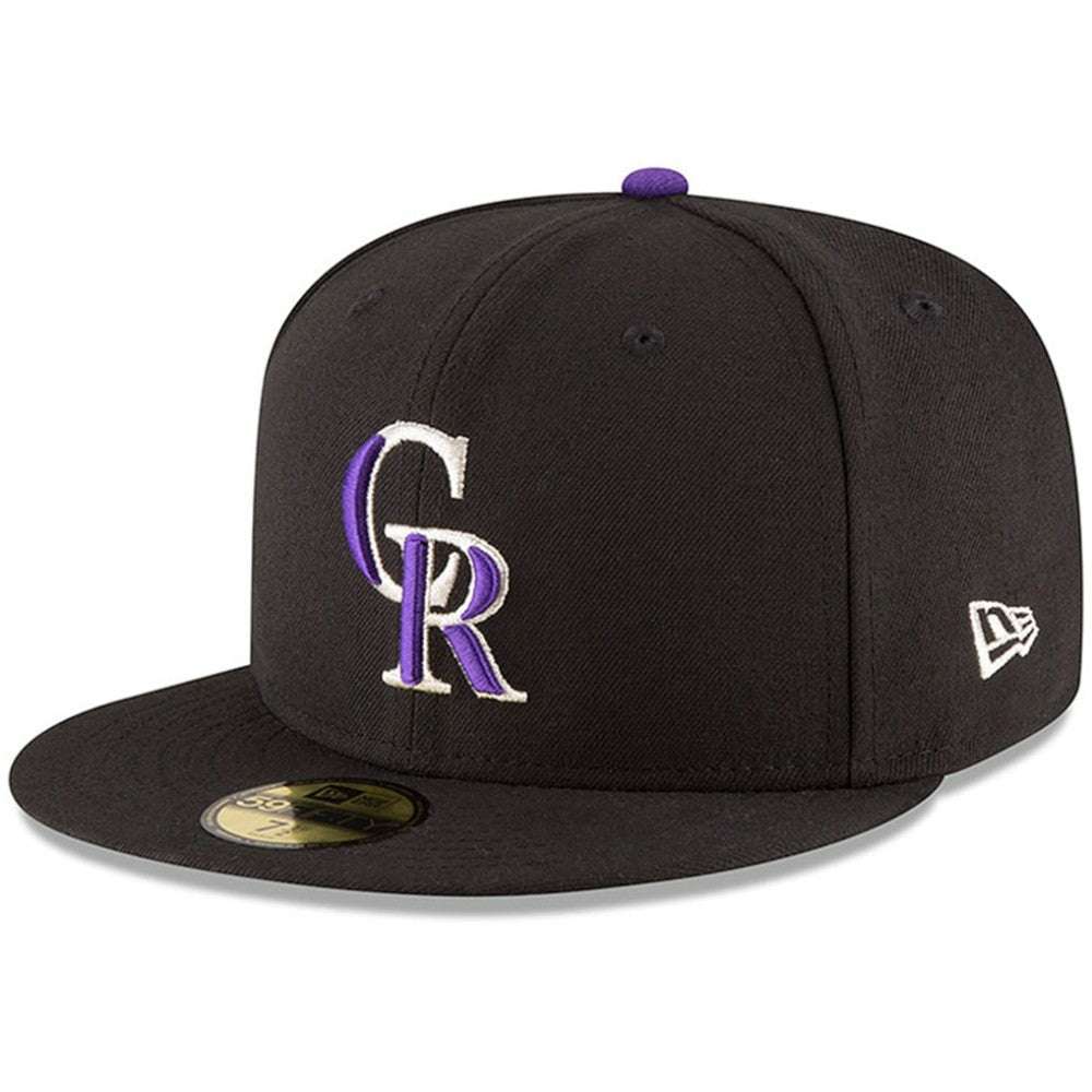 Colorado Rockies Authentic Collection ON Field 59FIFTY Structured Hat Black