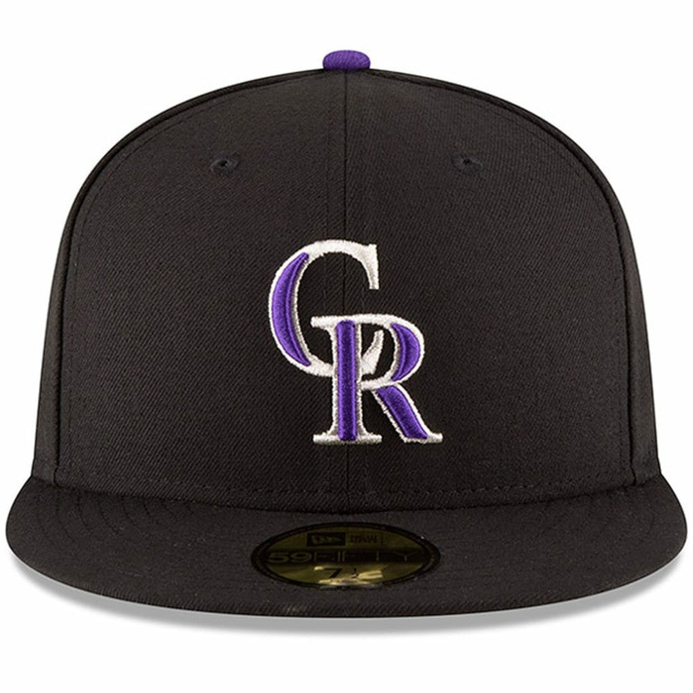 Colorado Rockies Authentic Collection ON Field 59FIFTY Structured Hat Black
